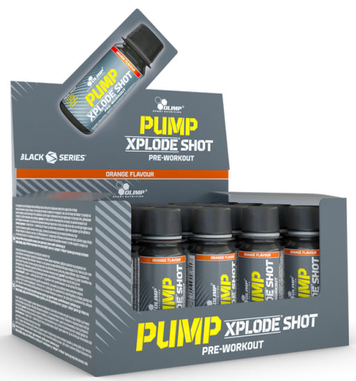 Olimp Nutrition Pump Xplode Shot, Fruit Punch - 20 x 60 ml. | High-Quality Nitric Oxide Boosters | MySupplementShop.co.uk