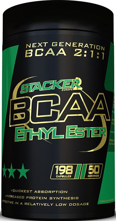 Stacker2 Europe BCAA Ethyl Ester - 198 caps | High-Quality Amino Acids and BCAAs | MySupplementShop.co.uk