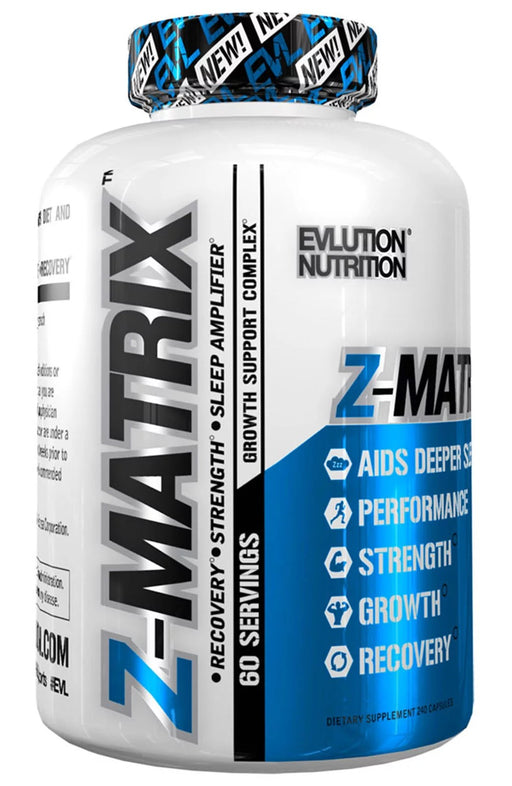 EVLution Nutrition Z-Matrix - 240 caps | High-Quality Post Cycle Recovery | MySupplementShop.co.uk