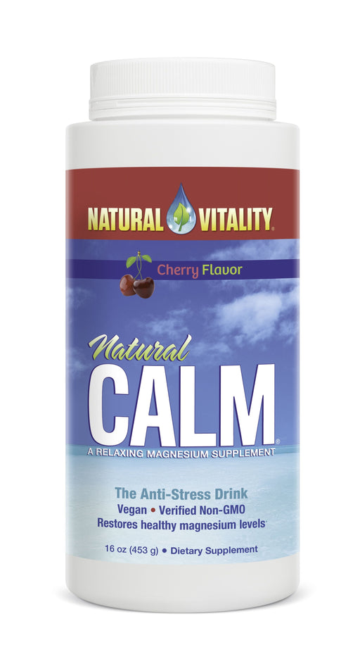 Natural Calm, Cherry - 453g | High-Quality Vitamins & Minerals | MySupplementShop.co.uk