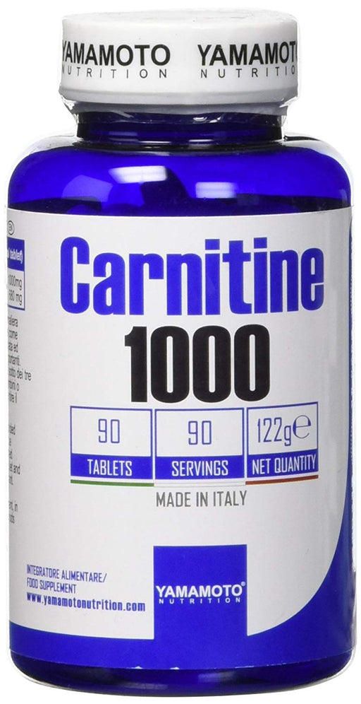 Yamamoto Nutrition Carnitine 1000 - 90 tablets | High-Quality Amino Acids and BCAAs | MySupplementShop.co.uk