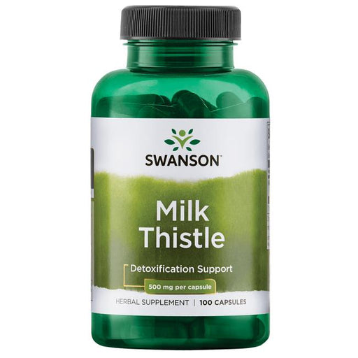 Swanson Milk Thistle, 500mg - 100 caps | High-Quality Health and Wellbeing | MySupplementShop.co.uk