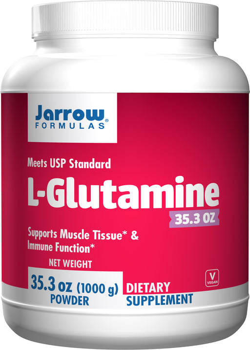 Jarrow Formulas L-Glutamine, Powder - 1000 grams | High-Quality L-Glutamine, Glutamine | MySupplementShop.co.uk
