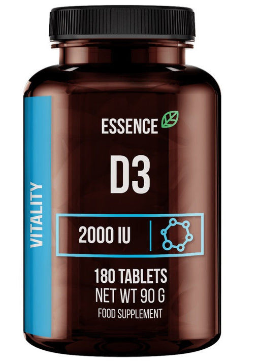 Essence Nutrition D3 2000 IU - 180 tablets | High-Quality Vitamins & Minerals | MySupplementShop.co.uk