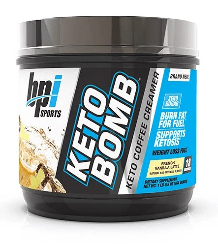 BPI Sports Keto Bomb, French Vanilla Late - 468 grams | High-Quality Slimming and Weight Management | MySupplementShop.co.uk