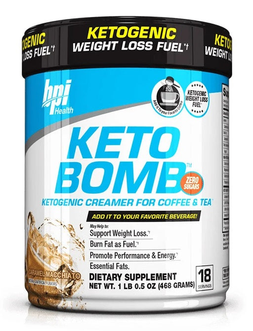 BPI Sports Keto Bomb, Caramel Macchiato - 468 grams | High-Quality Slimming and Weight Management | MySupplementShop.co.uk