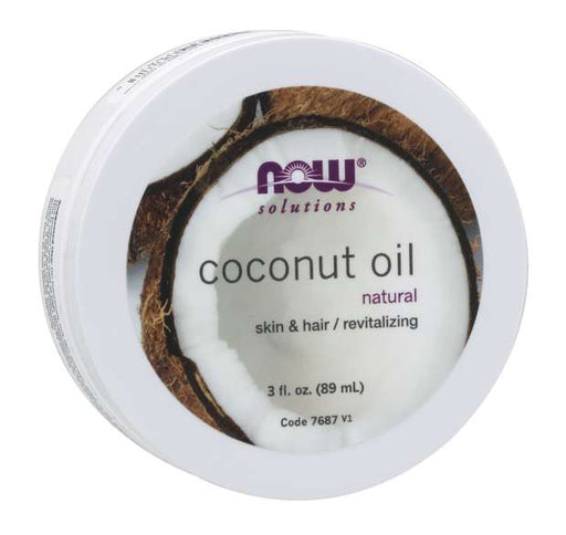 NOW Foods Coconut Oil - Skin & Hair Revitalizing - 89 ml. | High-Quality Health and Wellbeing | MySupplementShop.co.uk