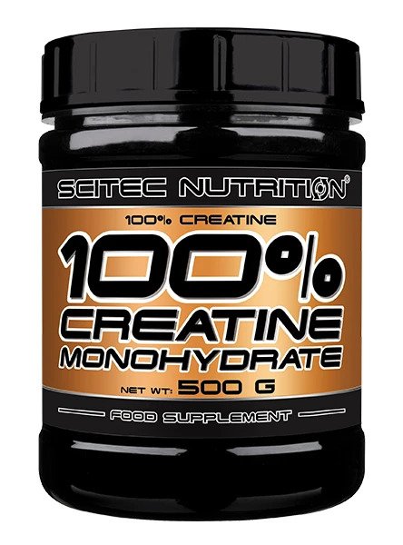 SciTec 100% Creatine Monohydrate - 500 grams | High-Quality Creatine Supplements | MySupplementShop.co.uk