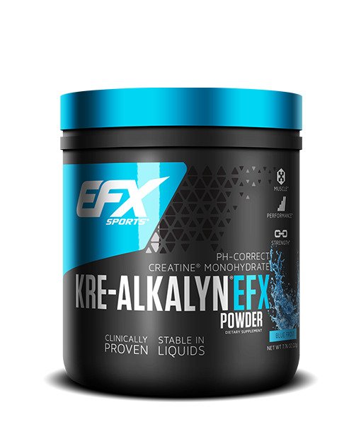 EFX Sports Kre-Alkalyn EFX Powder, Blue Frost - 220 grams | High-Quality Creatine Supplements | MySupplementShop.co.uk