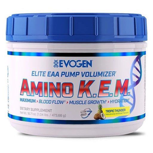 Evogen Amino K.E.M. EAA, Tropical Thunder - 464 grams | High-Quality Amino Acids and BCAAs | MySupplementShop.co.uk