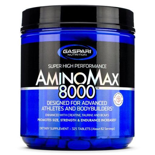 Gaspari Nutrition AminoMax 8000 - 325 tablets | High-Quality Amino Acids and BCAAs | MySupplementShop.co.uk