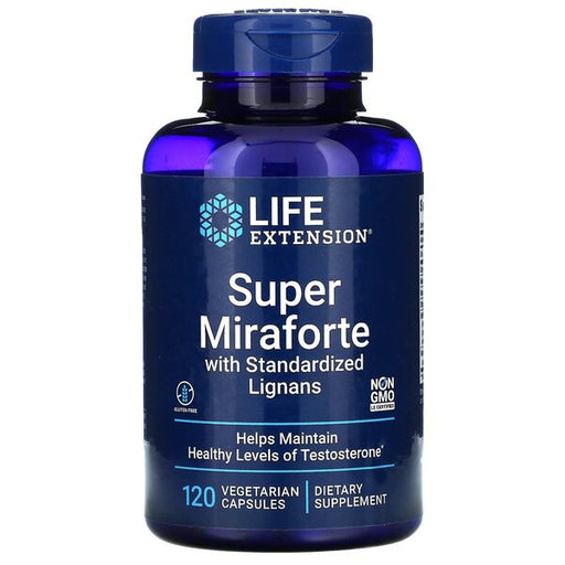 Life Extension Super Miraforte with Standardized Lignans - 120 vcaps | High-Quality Health and Wellbeing | MySupplementShop.co.uk