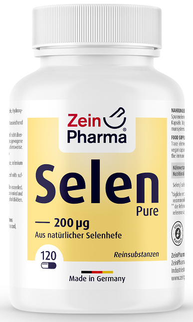 Zein Pharma Selenium Pure, 200mcg - 120 caps | High-Quality Selenium | MySupplementShop.co.uk