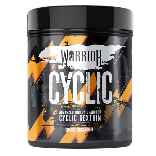 Warrior Cyclic, Orange Onslaught - 400 grams | High-Quality Weight Gainers & Carbs | MySupplementShop.co.uk