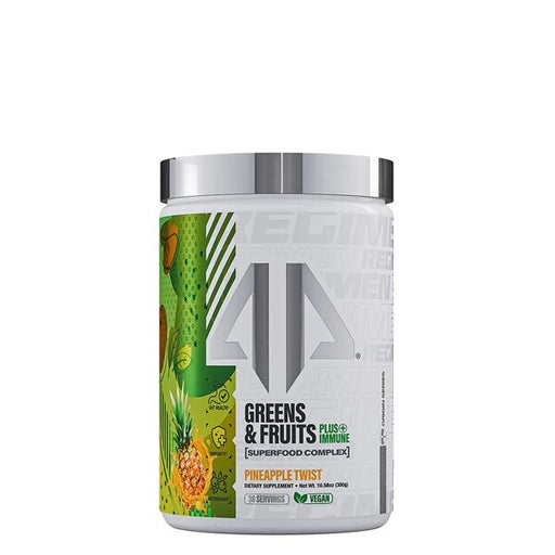 AP Sports Regimen Greens & Fruits + Immune, Pineapple Twist - 300 grams | High-Quality Health and Wellbeing | MySupplementShop.co.uk