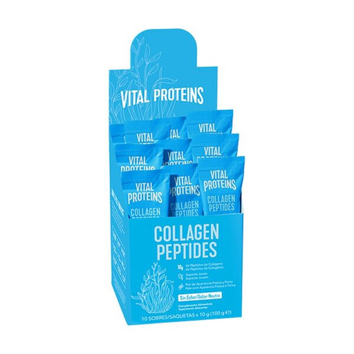 Vital Proteins Collagen Peptides, Unflavored - 10 x 10g | High Quality Collagen Supplements at MYSUPPLEMENTSHOP.co.uk
