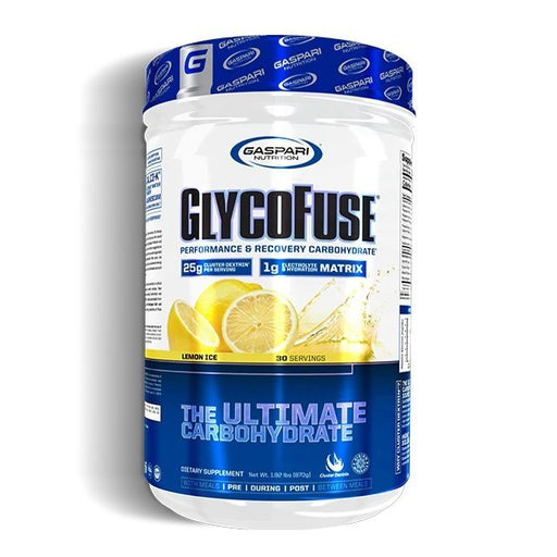 Gaspari Nutrition GlycoFuse, Lemon Ice - 870 grams | High-Quality Pre & Post Workout | MySupplementShop.co.uk