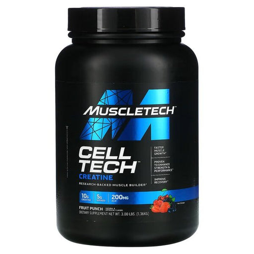MuscleTech Cell-Tech, Fruit Punch - 1360 grams | High-Quality Creatine Supplements | MySupplementShop.co.uk
