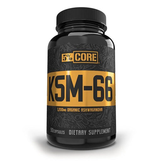 5% Nutrition KSM-66 - Core Series - 90 caps | High-Quality Natural Testosterone Support | MySupplementShop.co.uk