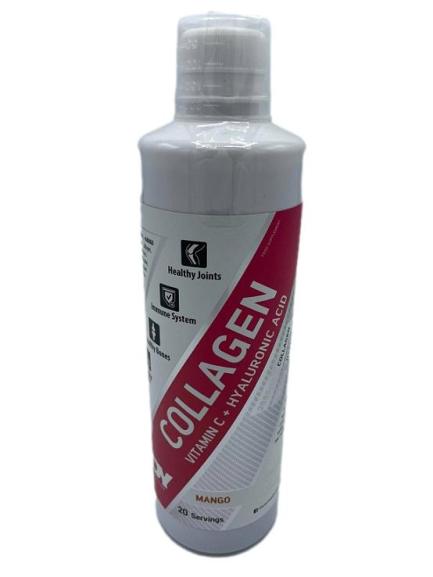Dorian Yates Liquid Collagen + Vitamin C + Hyaluronic acid, Mango - 500 ml. | High-Quality Antioxidants | MySupplementShop.co.uk