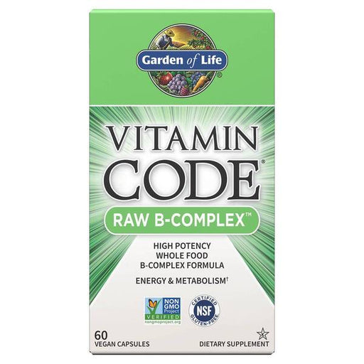 Garden of Life Vitamin Code Raw B-Complex - 60 vegan caps | High-Quality Vitamins & Minerals | MySupplementShop.co.uk