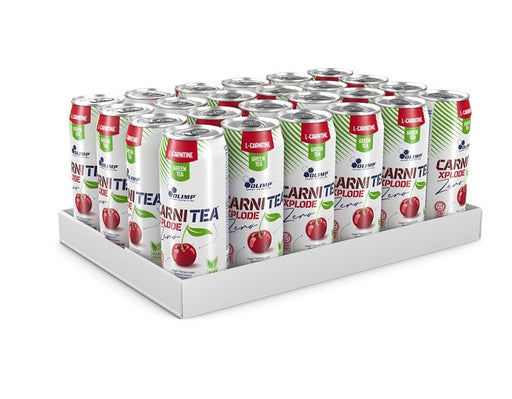 Olimp Nutrition Carni Tea Xplode Zero, Cherry - 24 x 330 ml. | High-Quality Health and Wellbeing | MySupplementShop.co.uk