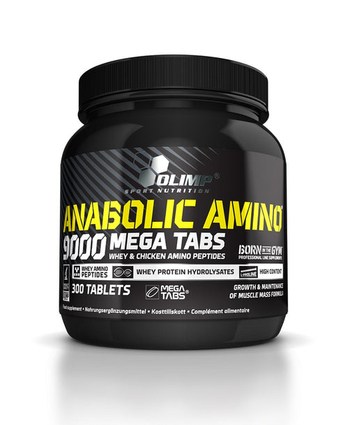 Olimp Nutrition Anabolic Amino 9000, Mega Tabs - 300 tablets | High-Quality Amino Acids and BCAAs | MySupplementShop.co.uk