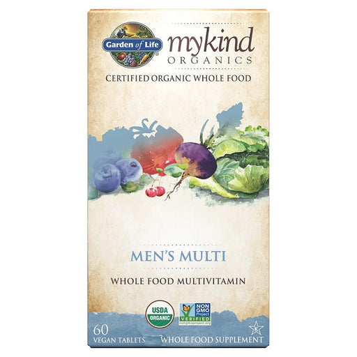 Garden of Life Mykind Organics Men's Multi - 60 vegan tabs | High-Quality Vitamins & Minerals | MySupplementShop.co.uk