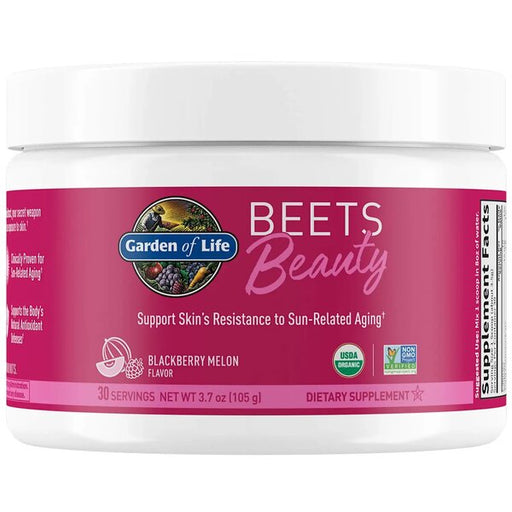 Garden of Life Beauty Beets Powder, Blackberry Melon - 105g | High-Quality Healthy Skin | MySupplementShop.co.uk