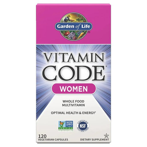 Garden of Life Vitamin Code Women - 120 vcaps | High-Quality Vitamins & Minerals | MySupplementShop.co.uk