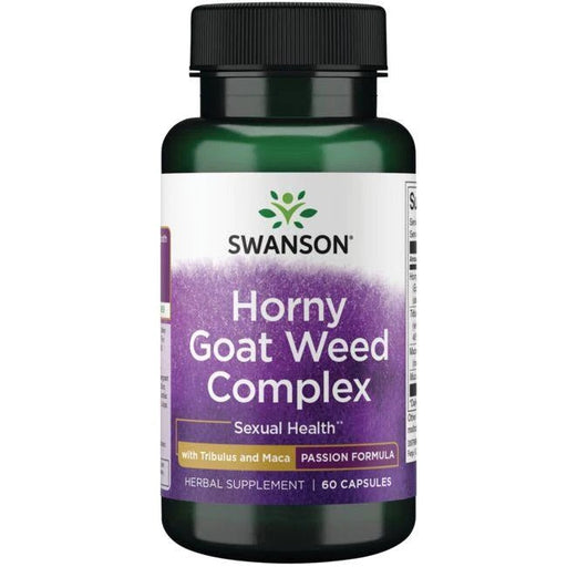 Swanson Horny Goat Weed Complex - 60 caps | High-Quality Sexual Health | MySupplementShop.co.uk