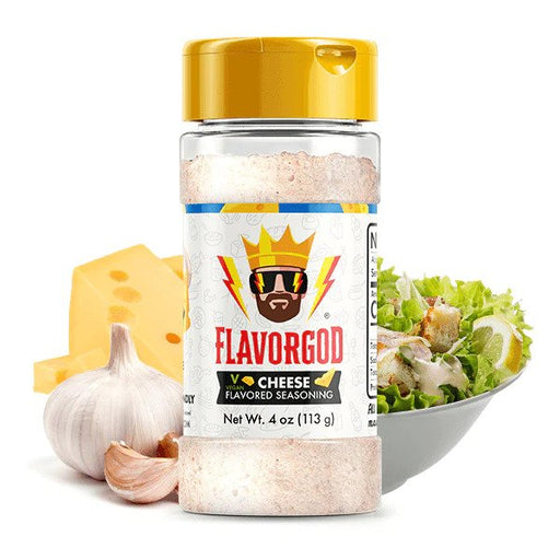 FlavorGod Cheese Flavored Seasoning - 113g | High-Quality Herbs, Spices & Seasonings | MySupplementShop.co.uk