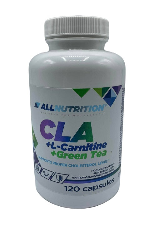 Allnutrition CLA + L-Carnitine + Green Tea - 120 caps | High-Quality CLA | MySupplementShop.co.uk