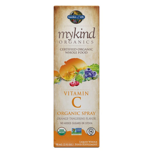 Garden of Life Mykind Organics Vitamin C Organic Spray, Orange-Tangerine - 58 ml. | High-Quality Vitamins & Minerals | MySupplementShop.co.uk