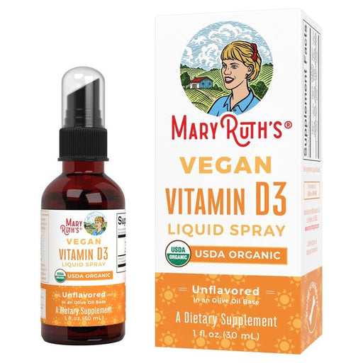 MaryRuth Organics Vegan Vitamin D3 Liquid Spray - 30 ml. | High-Quality Vitamins & Minerals | MySupplementShop.co.uk