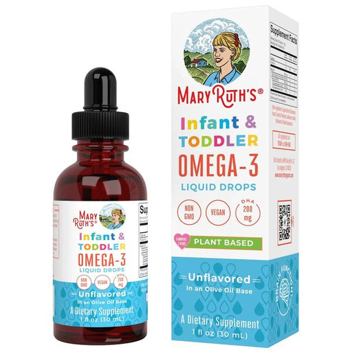MaryRuth Organics Infant & Toddler Omega-3 Liquid Drops - 30 ml. | High-Quality Children's Health | MySupplementShop.co.uk