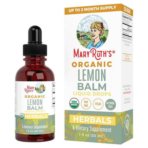 MaryRuth Organics Organic Lemon Balm Liquid Drops - 30 ml. | High-Quality Sports Supplements | MySupplementShop.co.uk