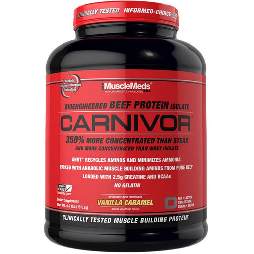 MuscleMeds Carnivor, Vanilla Caramel - 1915 grams | High-Quality Protein | MySupplementShop.co.uk
