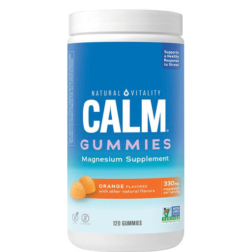 Natural Vitality Calm Gummies, Orange - 120 gummies | High-Quality Sports Supplements | MySupplementShop.co.uk