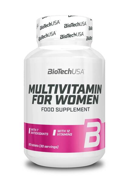 BioTechUSA Multivitamin for Women - 60 tablets (EAN 5999076247578) | High-Quality Sports Supplements | MySupplementShop.co.uk