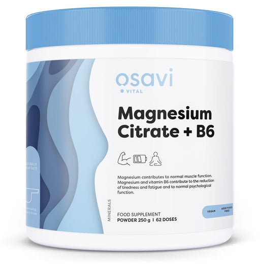 Magnesium Citrate + B6 - 250g by Osavi at MYSUPPLEMENTSHOP.co.uk