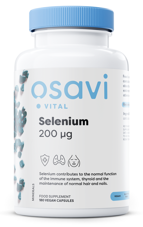 Osavi Selenium, 200mcg - 180 vegan caps | High-Quality Selenium | MySupplementShop.co.uk