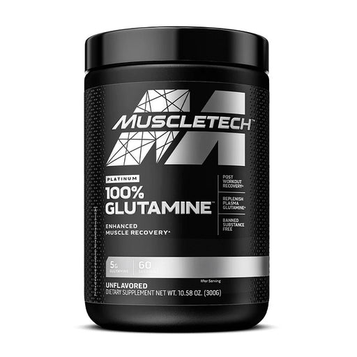 MuscleTech Platinum 100% Glutamine - 300 grams | High-Quality L-Glutamine, Glutamine | MySupplementShop.co.uk