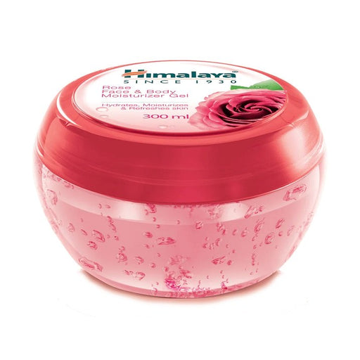 Himalaya Rose Face & Body Moisturizer Gel - 300 ml. | High Quality Skincare Supplements at MYSUPPLEMENTSHOP.co.uk