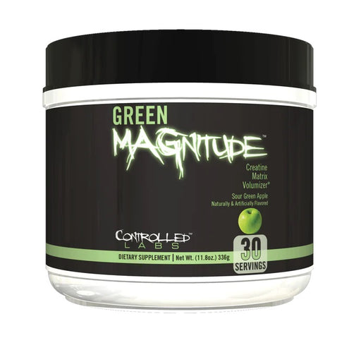 Green MAGnitude, Sour Green Apple - 336g by Controlled Labs at MYSUPPLEMENTSHOP.co.uk