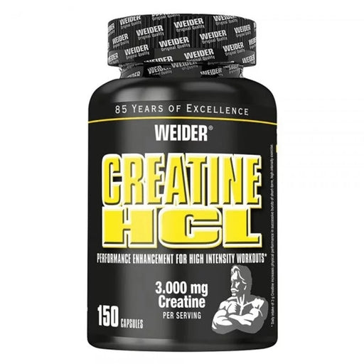 Weider Creatine HCl, 3000mg - 150 caps | High-Quality Creatine Supplements | MySupplementShop.co.uk
