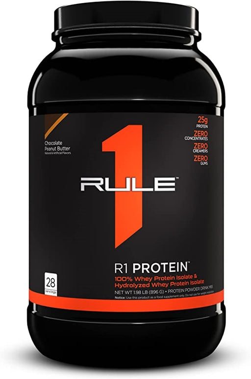 Rule One R1 Protein, Chocolate Peanut Butter - 896 grams | High-Quality Protein | MySupplementShop.co.uk