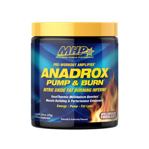 Anadrox Pre-Workout Pump & Burn, Apple Cinnamon Fireblast - 279g by MHP at MYSUPPLEMENTSHOP.co.uk