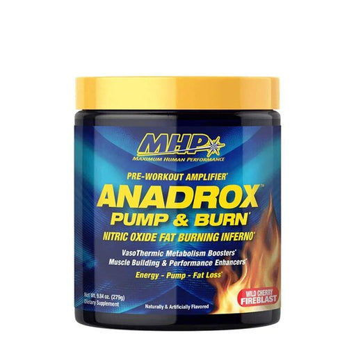 Anadrox Pre-Workout Pump & Burn, Wild Cherry Fireblast - 279g by MHP at MYSUPPLEMENTSHOP.co.uk