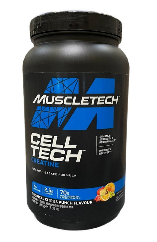 Cell-Tech Creatine, Tropical Citrus Punch (EAN 631656259650) - 1130g by MuscleTech at MYSUPPLEMENTSHOP.co.uk